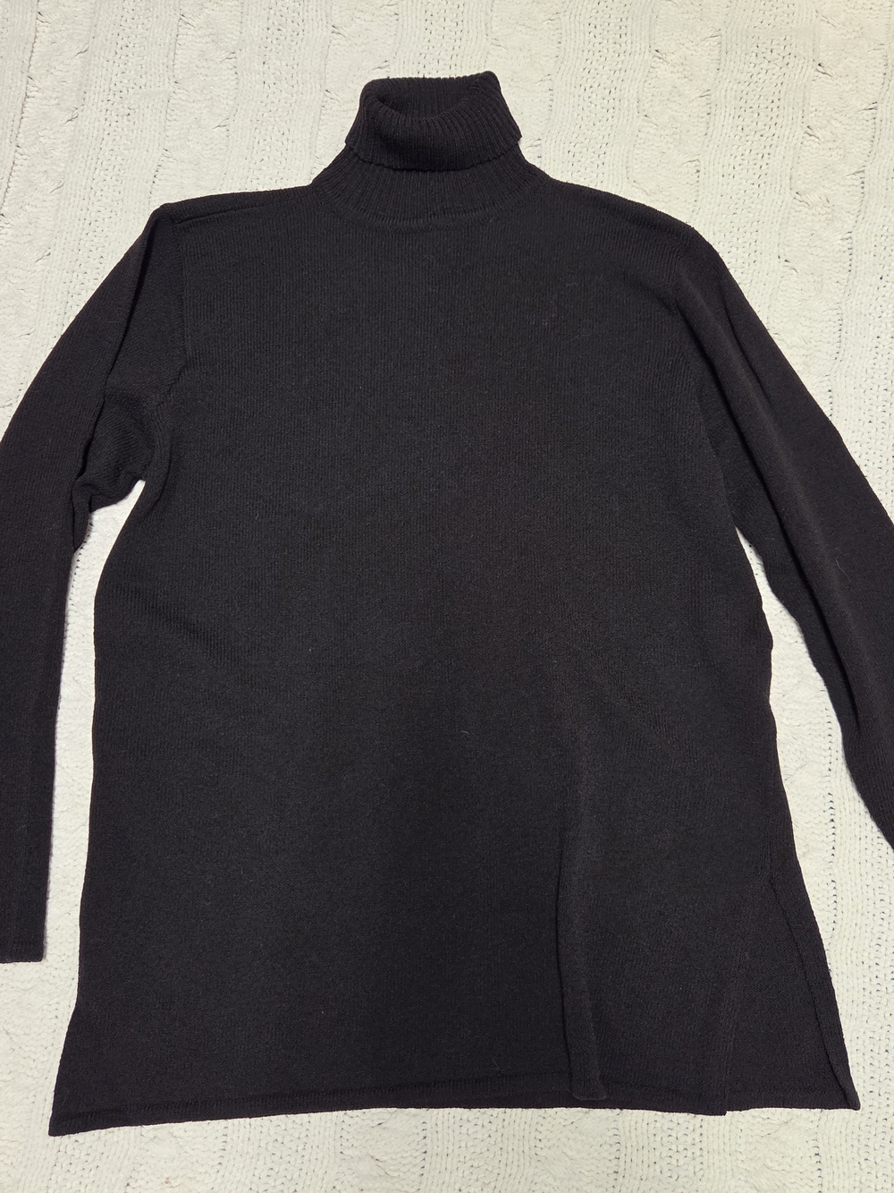 Eileen Fisher Black Turtleneck Sweater
